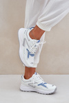 Buty Sportowe Damskie Big Star NN274A094 HI-POLY SYSTEM Biało-Niebieskie