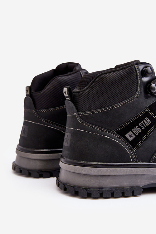 Buty Trekkingowe Męskie Czarne Big Star MM174019