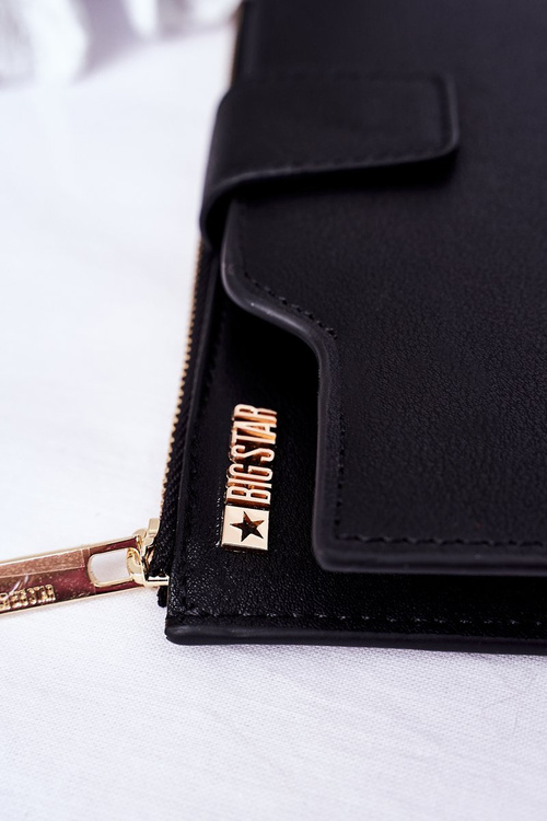 Skórzany Portfel Big Star HH674009 Czarny