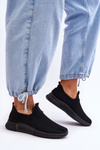 Klasyczne Wsuwane Buty Sportowe Czarne Frankie