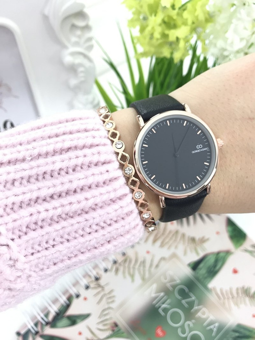 Damski Zegarek Giorgio & Dario Cloud Czarny