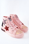 Dziecięce Wysokie Trampki Z Suwakiem BIG STAR II374030 Różowe