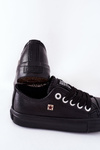 Dziecięce Skórzane Trampki BIG STAR FF374304 Czarne