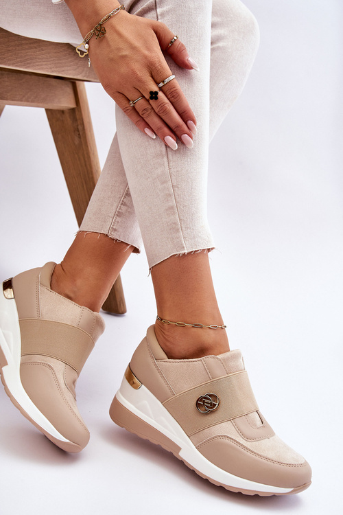 Damskie Wsuwane Buty Sportowe Beżowe Jonas