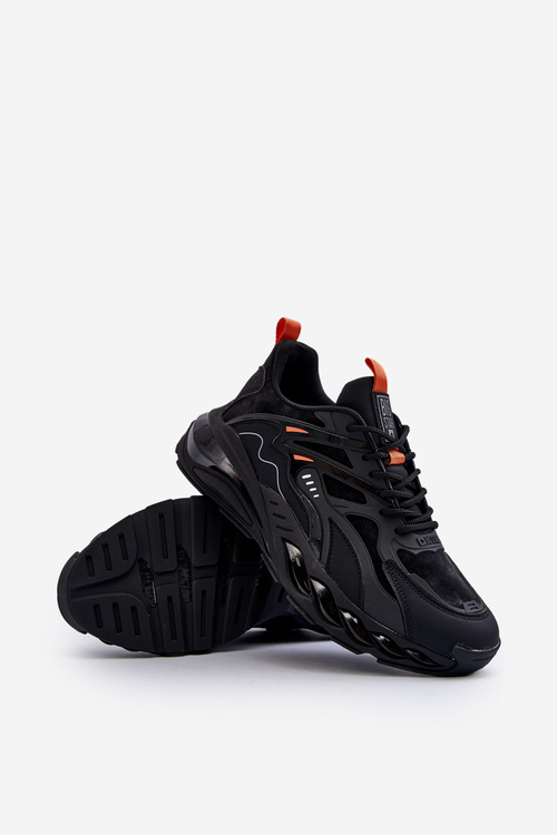 Buty Sportowe Sneakersy Męskie HI-POLY SYSTEM Big Star NN174382 Czarne