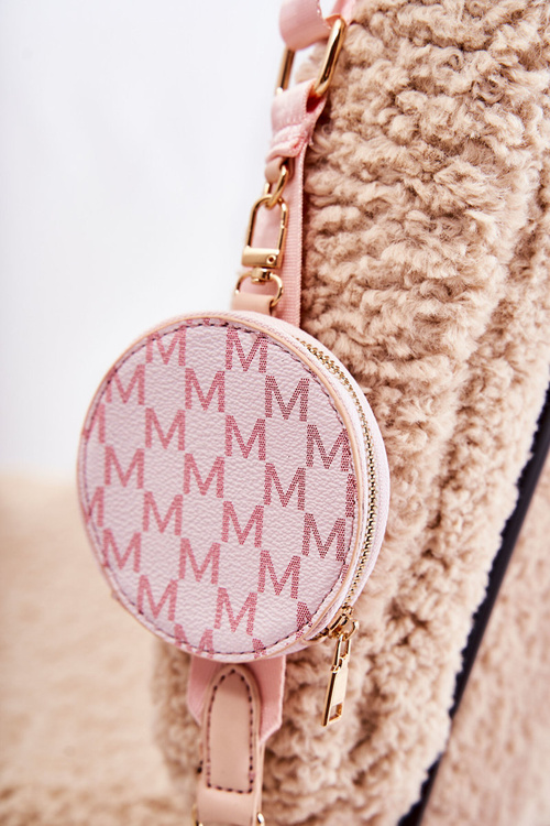 Damska Torebka Z Portmonetką 3w1 Różowa Bormea