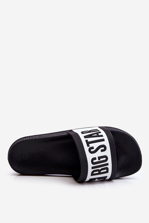 Damskie Klasyczne Klapki Big Star LL274739 Czarne