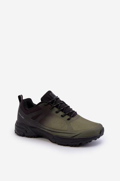 Męskie Buty Sportowe Trekkingowe Khaki Menesio
