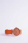 Damski Zegarek Ernest Manon Zamszowy Pomarańczowy