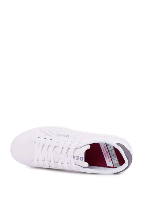 Trampki Męskie Big Star Sportowe Białe DD174392