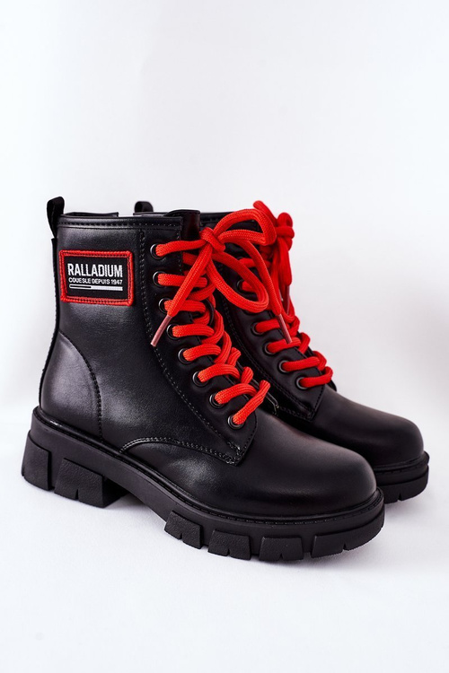 Dziecięce Ocieplane Botki Czarne Fincastle