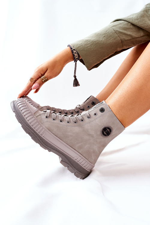 Damskie Trapery Big Star II274350 Szare