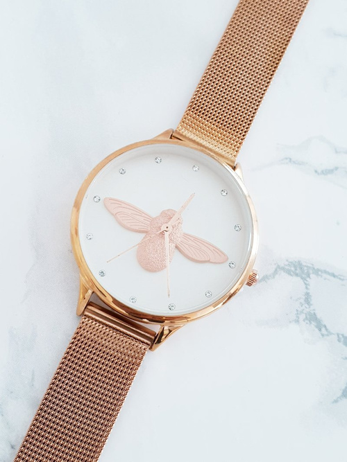 Damski Zegarek Michael John Różowe Złoto Stuart