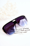 Damskie Okulary Przeciwsłoneczne Aviatory Ombre V120013 Czarne