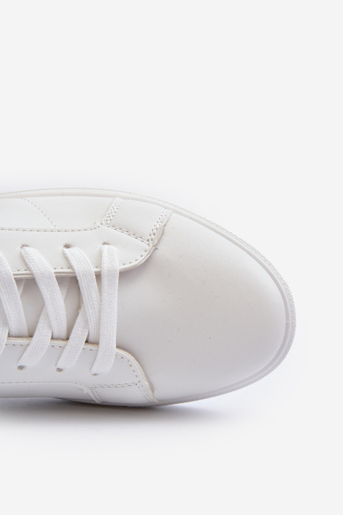 Niskie Trampki Męskie Eko Skóra Big Star NN174280 Białe