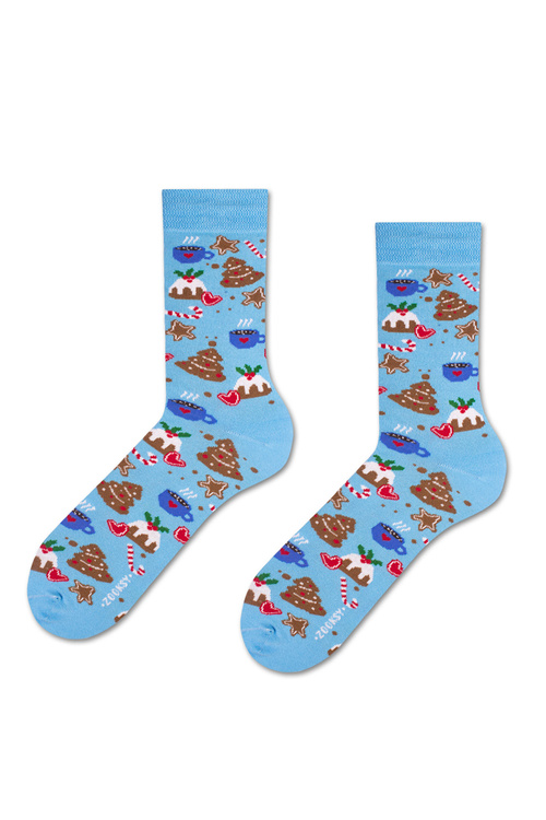 Zestaw Skarpetki Zooksy mixTURY Piernikowe 2 Pary