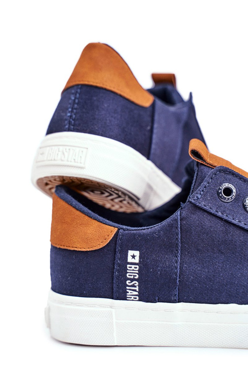 Trampki Męskie Big Star Granatowe FF174313