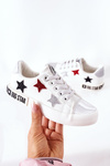 Dziecięce Skórzane Trampki BIG STAR II374032 Białe