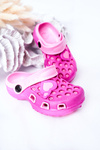 Dziecięce Piankowe Klapki Kroksy Fuksja Jupiter
