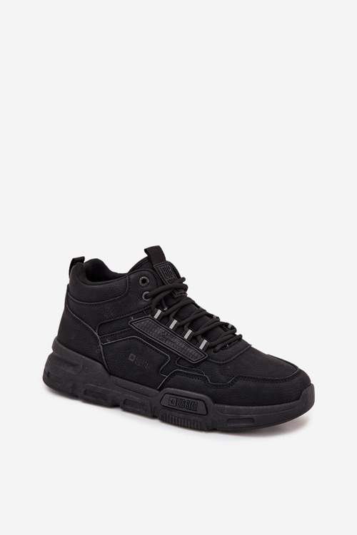 Sneakersy Męskie Big Star SS174282 HI-POLY SYSTEM Czarne