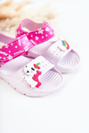Lekkie Piankowe Dziecięce Sandałki Na Rzep Białe Asti
