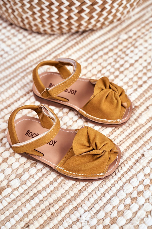 Dziecięce Sandałki Na Rzep Żółte Goofy