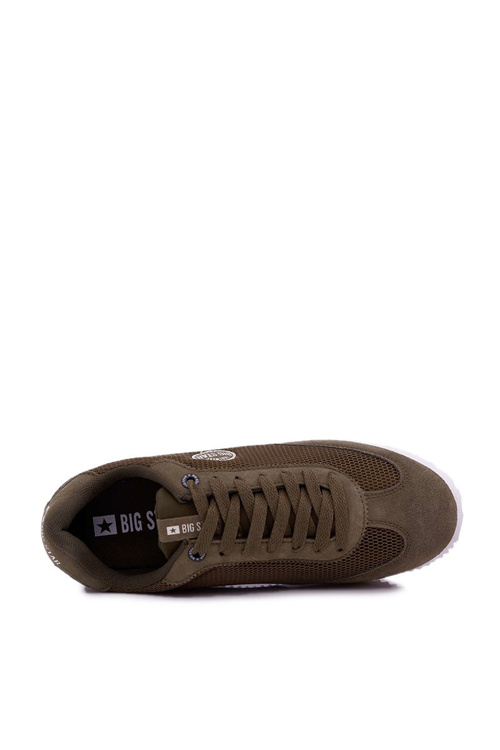 Sportowe Męskie Buty Big Star Khaki DD174088