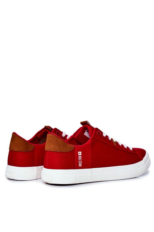 Trampki Męskie Big Star Czerwone FF174315