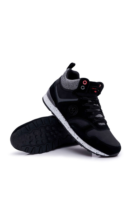 Obuwie Sportowe Męskie Cross Jeans Czarne EE1R4119C