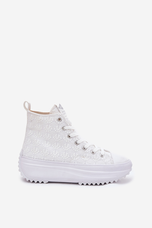 Wysokie Trampki Damskie Lee Cooper LCW-25-31-3461L Białe