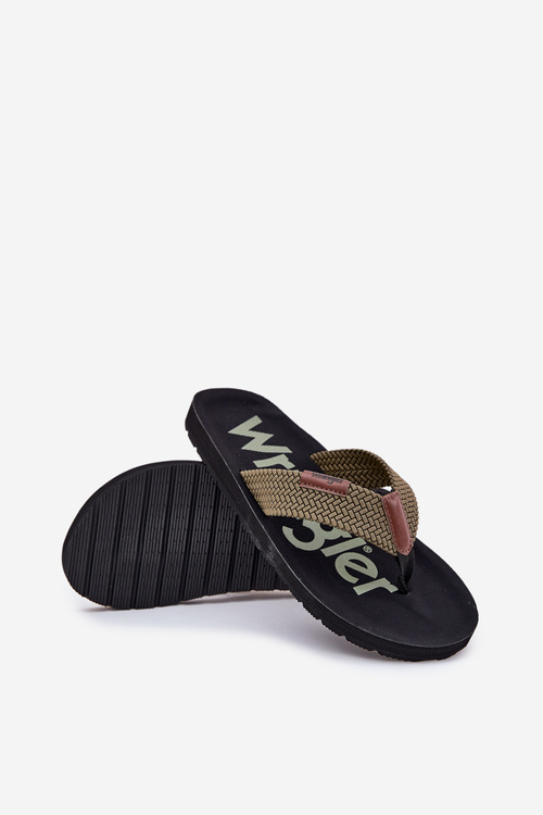 Klapki Japonki Męskie WRANGLER ZANE FLIPFLOP MEN LOW 20251044.20251044.57B Zielone