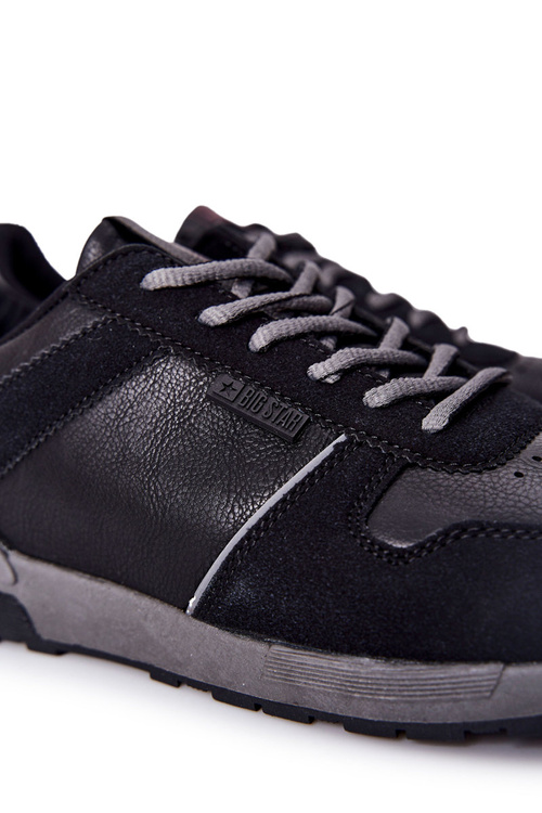 Sportowe Męskie Buty Memory Foam Big Star II174084 Czarne