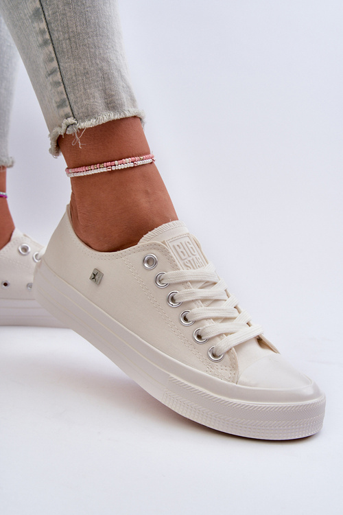 Klasyczne Trampki Damskie Big Star NN274285 Białe