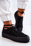Damskie Trampki Na Platformie BIG STAR JJ274489 Czarne