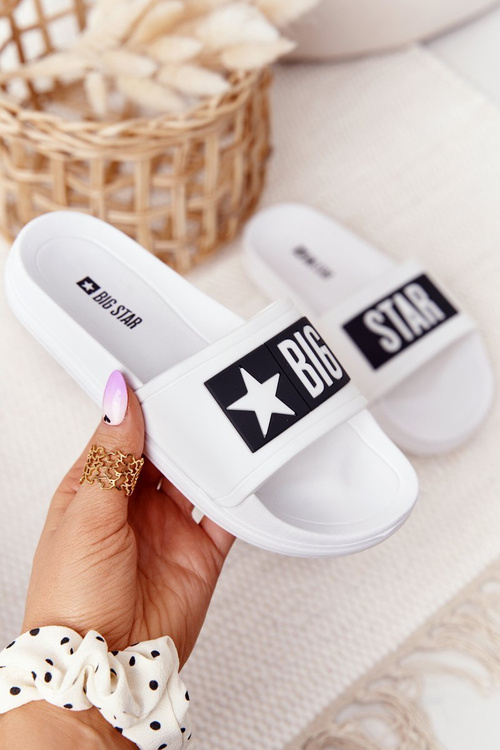 Klapki Dziecięce Big Star DD374151 Białe 