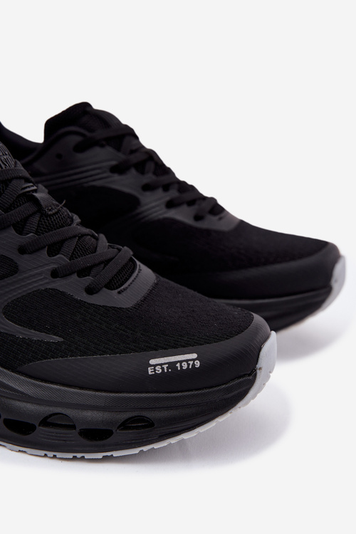 Buty Sportowe Męskie Na Platformie Big Star RR174022 Hi-Poly System Czarne