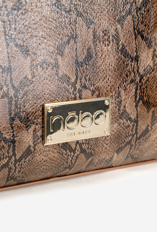 Torebka Zwierzęcy Wzór NOBO BAG6150-M17 Brązowa
