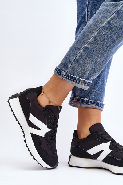 Buty Sportowe Damskie Czarne Chloette