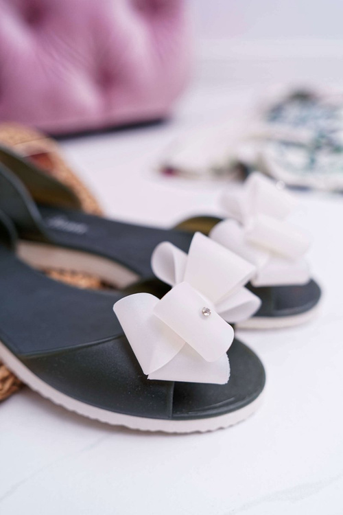 Gumowe Balerinki Meliski Kokardy Zielone Candy