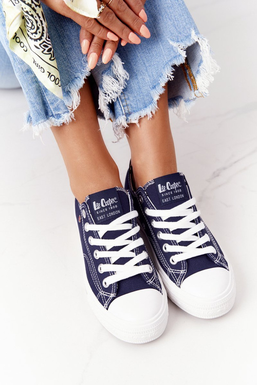 Damskie Trampki Lee Cooper LCW-21-31-0095L Granatowe