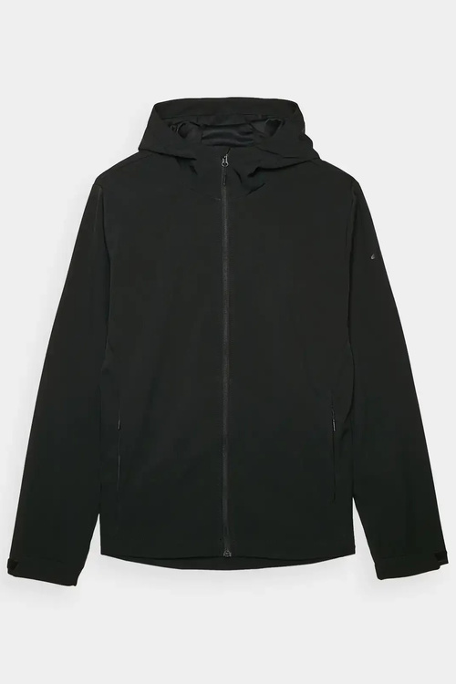 Kurtka Męska Softshell Z Kapturem 4F 4FWAW24TSOFM283-20S Czarna