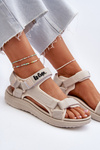 Damskie Sandały Lee Cooper LCW-24-34-2614 Beżowe
