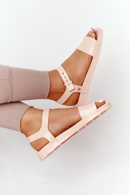 Pachnące Gumowe Sandaly Eco Friendly ZAXY HH285123 Nude