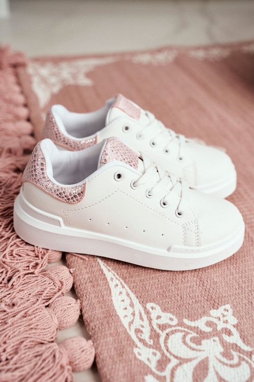 Obuwie Sportowe Dziecięce Na Rzep Białe Ilonka