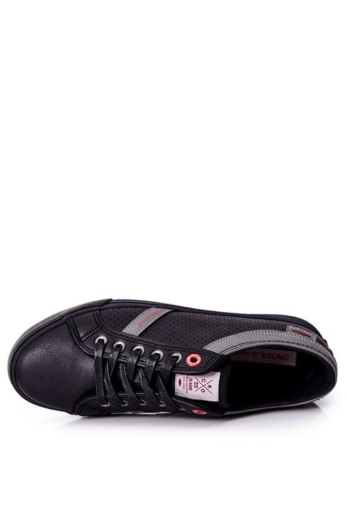 Męskie Trampki Cross Jeans II1R4004C Czarne