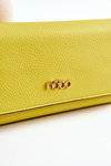 Damski Duży Portfel Skórzany NOBO M0123-C002 Żółty