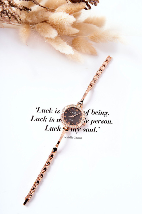 Damski Zegarek Giorgio&Dario Z Cyrkoniami Różowe Złoto