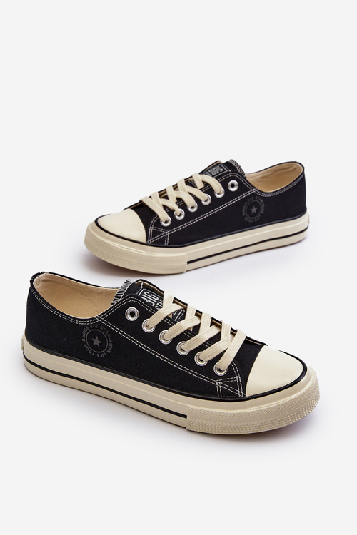 Niskie Trampki Męskie Big Star NN174099 Czarne