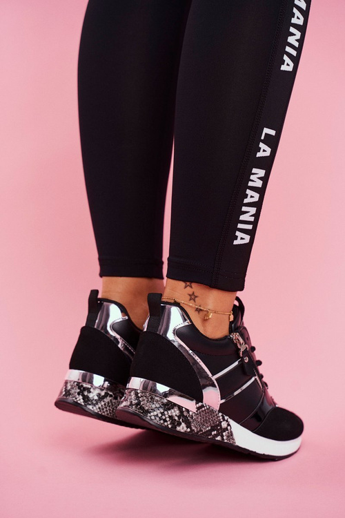 Sportowe Damskie Buty Czarne Figure