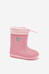 Kalosze Dziecięce Z Ocieplaczem Różowe Odirisse